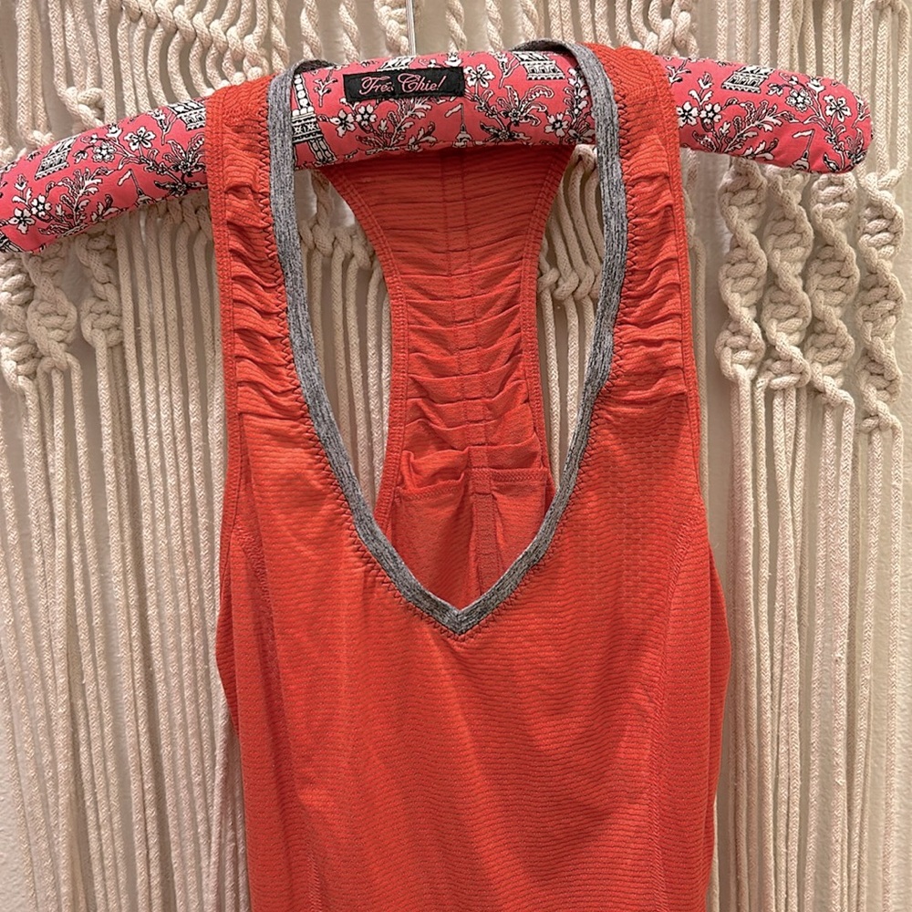 Lululemon Drawstring V-neck Racerback Tank Top with key pocket